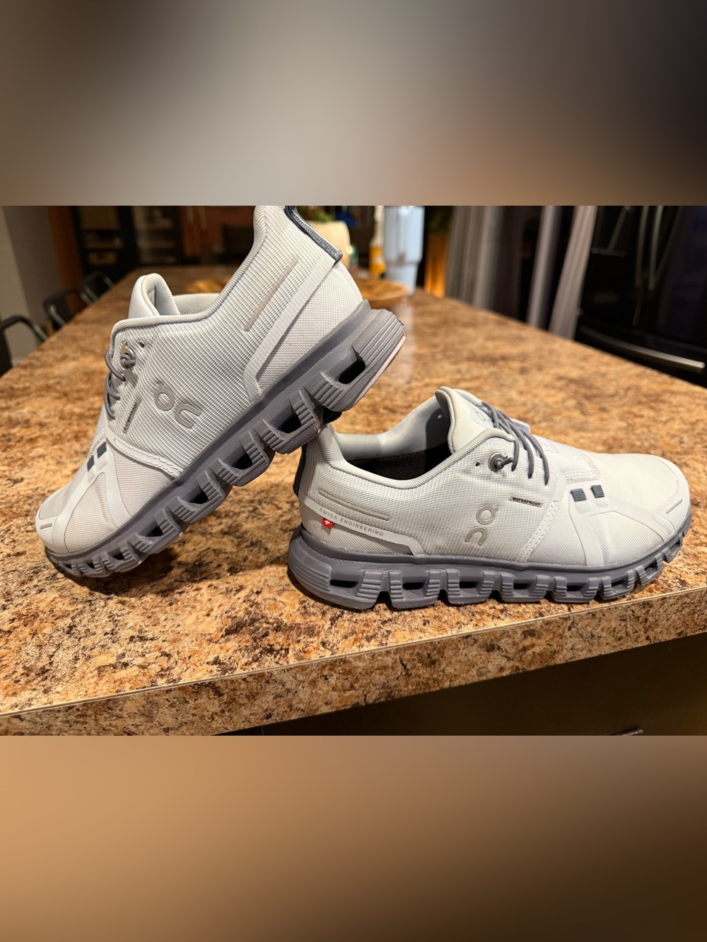 On Running Cloud Women's Lightweight Gray Running Shoes